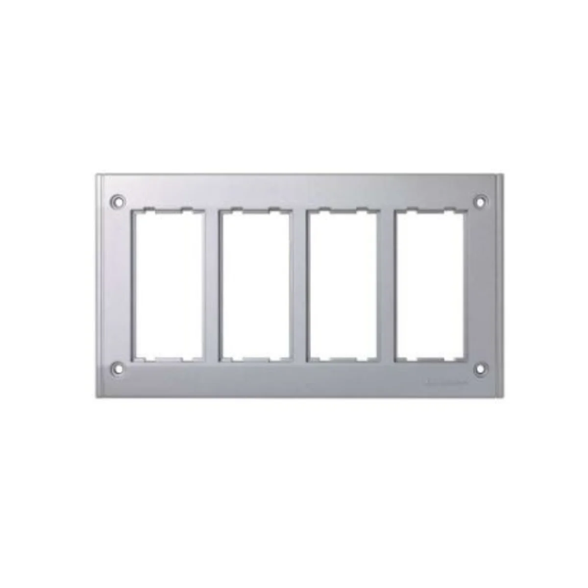 Ramka 4-krotna do puszki SBM450 8x K45 aluminium SBM402/8 - obrazek 1