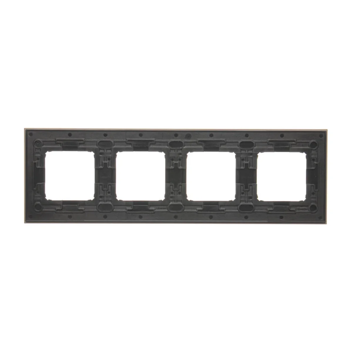 Ramka 4-krotna Nature-Metal SATYNOWY MROK IP20/IP44 DRN4/80 - obrazek 1