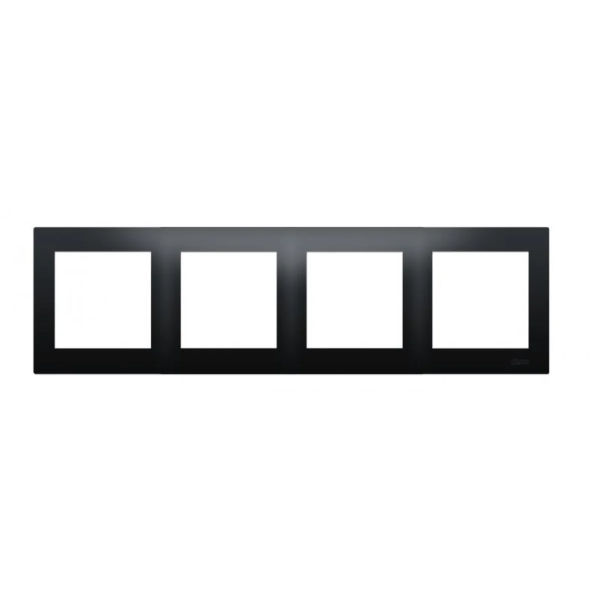 Ramka 4-krotna uniwersalna IP20 / IP44, antracyt (metalik) DR4/48 - obrazek 1