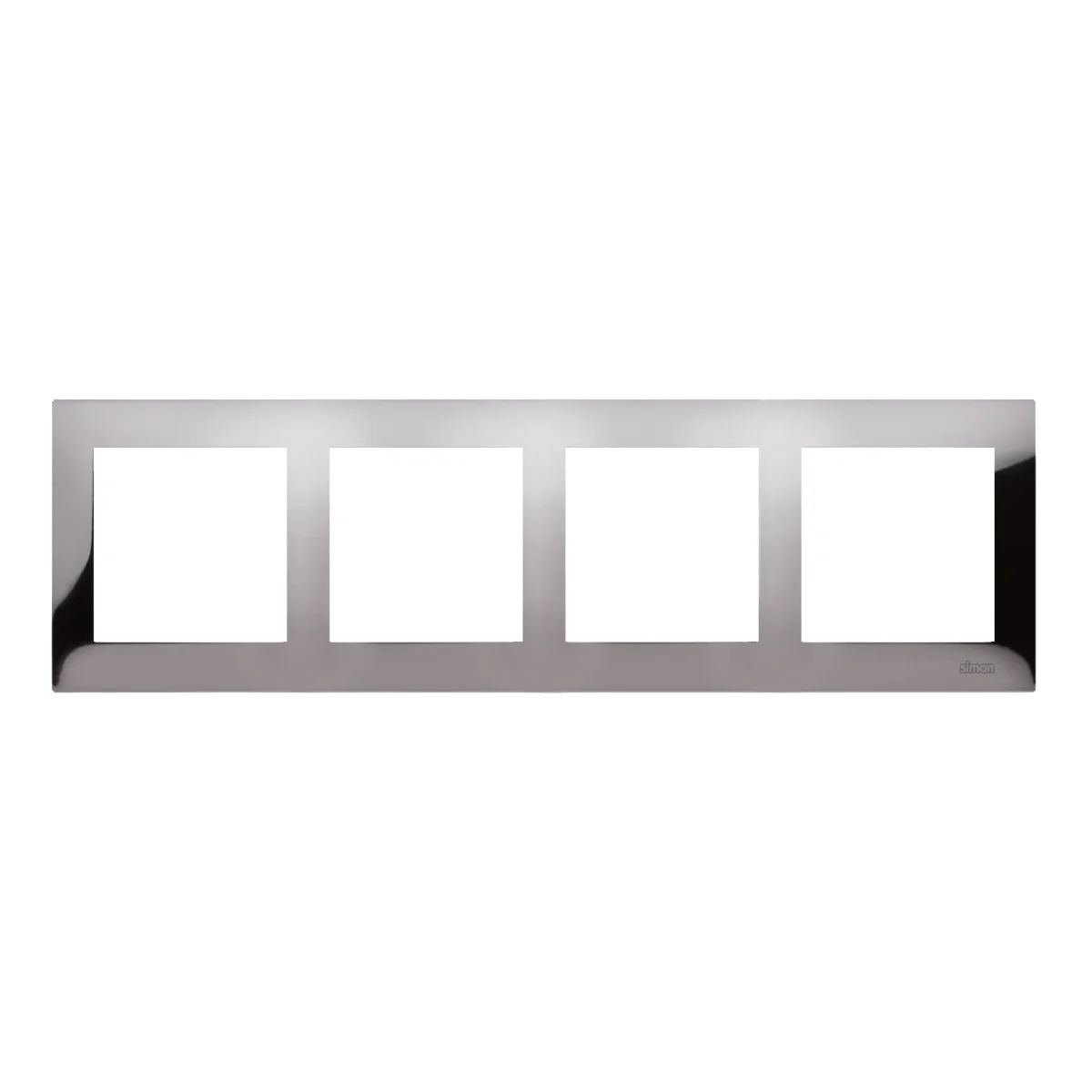Ramka 4-krotna uniwersalna IP20 / IP44 ciemna stal DR4/67 - obrazek 1
