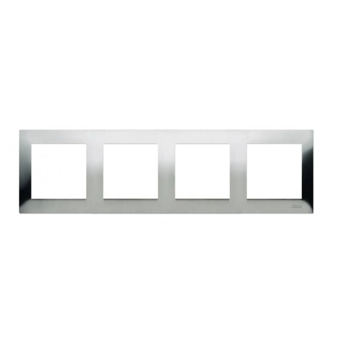 Ramka 4-krotna uniwersalna IP20 / IP44 inox DR4/61 - obrazek 1