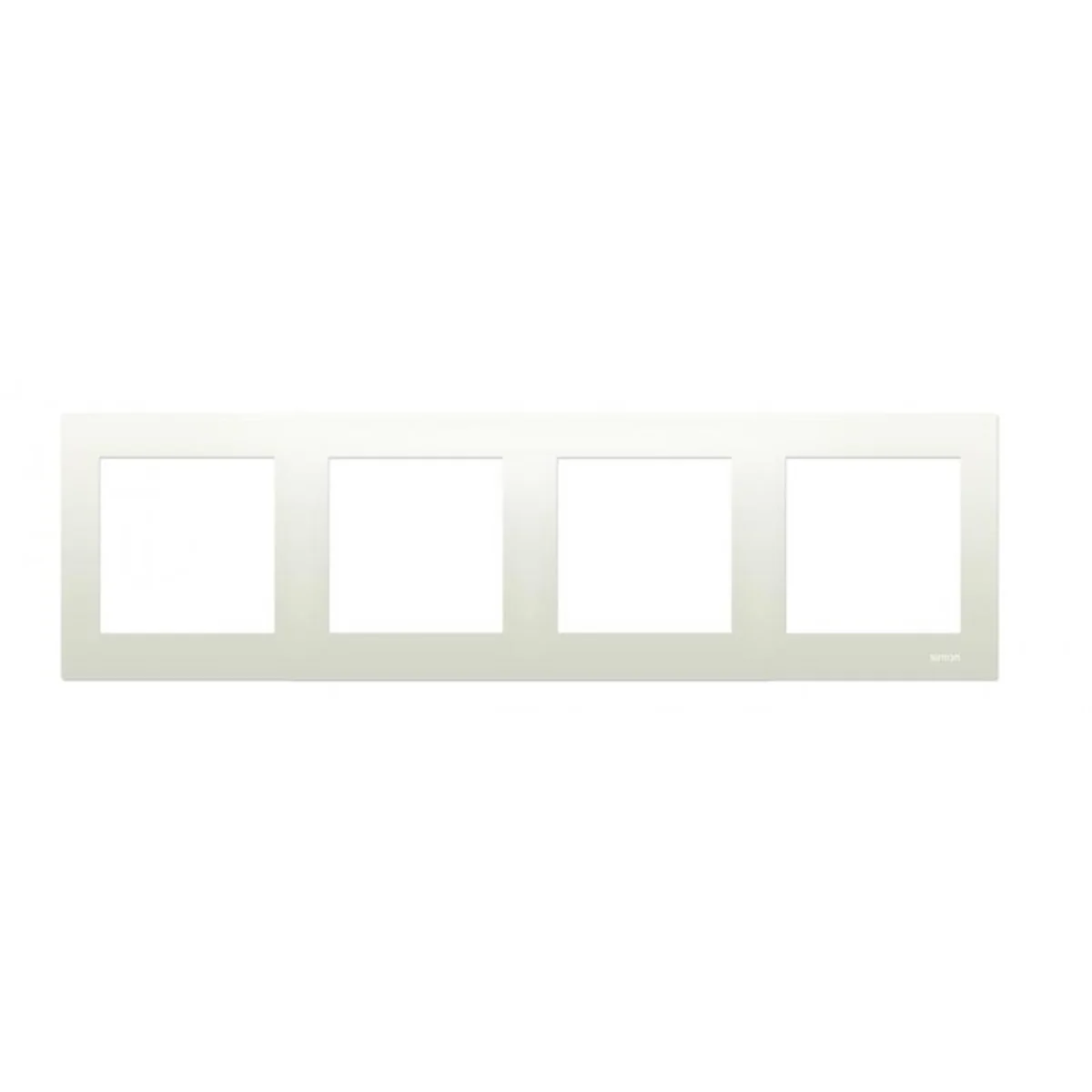 Ramka 4-krotna uniwersalna IP20 / IP44 krem DR4/41 - obrazek 1
