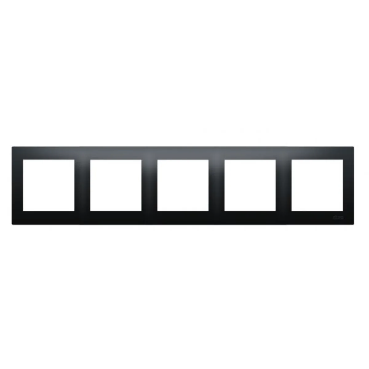 Ramka 5-krotna uniwersalna IP20 / IP44 antracyt (metalik) DR5/48 - obrazek 1