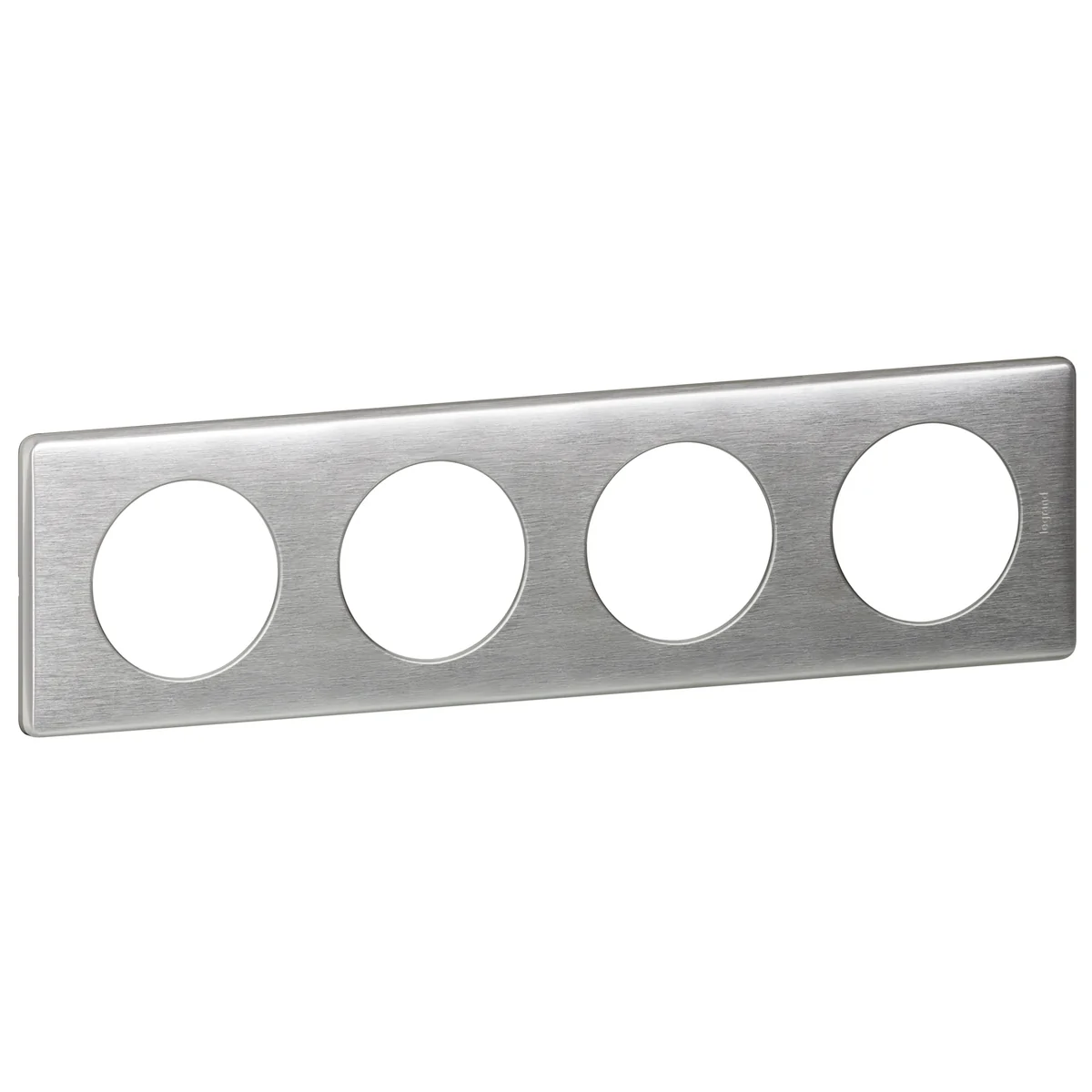 Ramka czteromodułowa kolor aluminiowy 068924 - obrazek 1