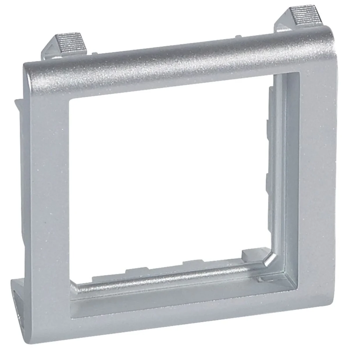 Ramka dwumodułowa kolor aluminiowy 080295