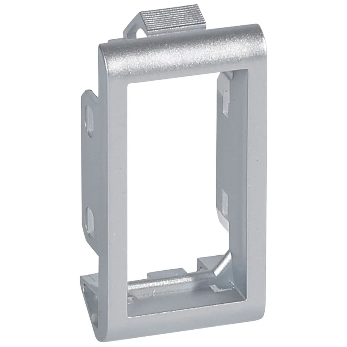Ramka jednomodułowa kolor aluminiowy 080294