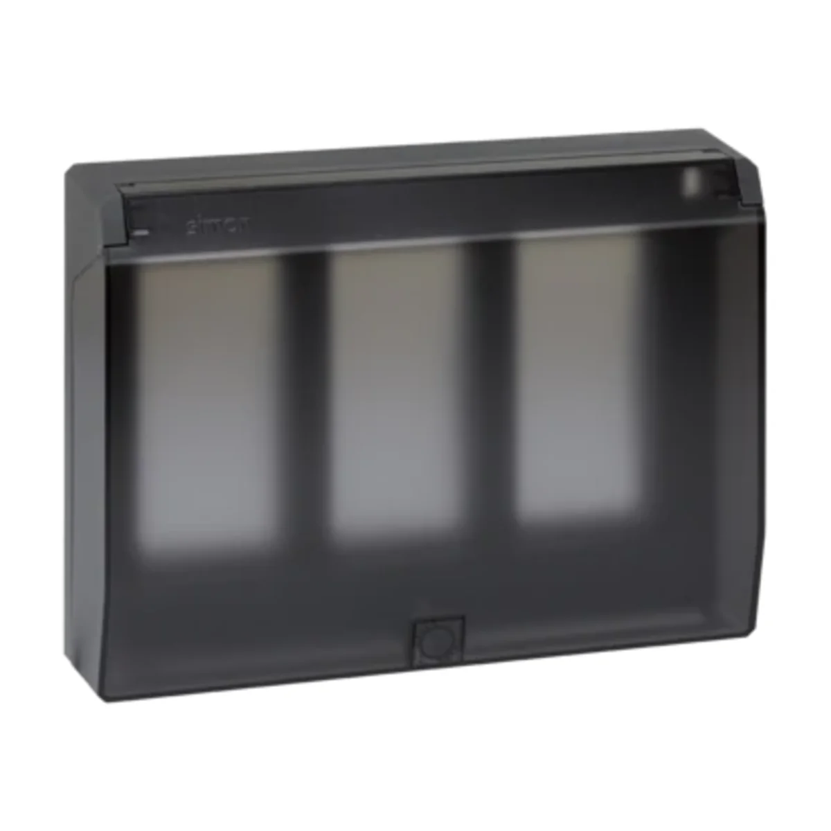 Ramka obudowy S500 z pokrywą 3-modułowa 6x K45 szary grafit 51040103-038 - obrazek 1