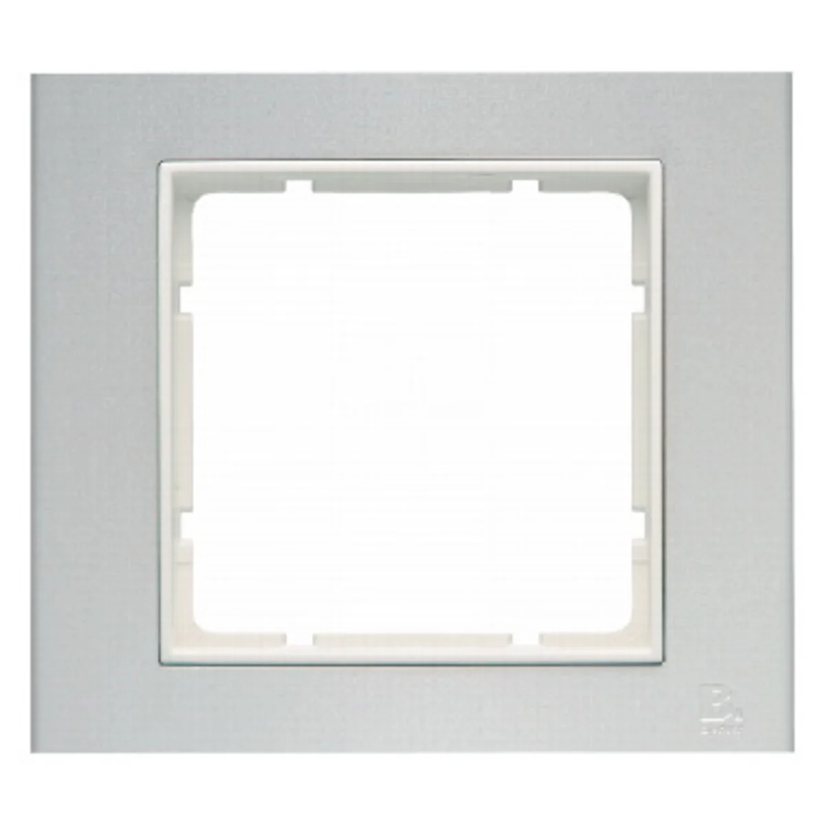 Ramka pojedyncza aluminiowa/biała 10113904 - obrazek 1