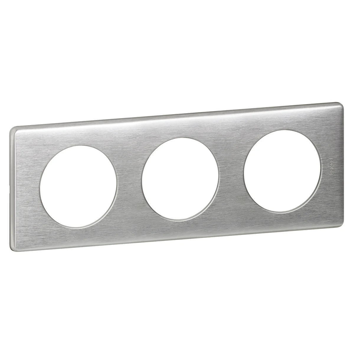 Ramka trójmodułowa kolor aluminiowy 068923 - obrazek 1