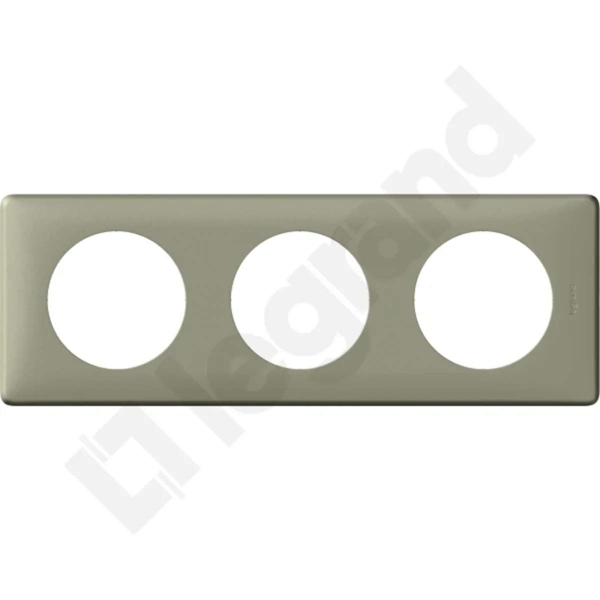 Ramka trójmodułowa kolor khaki 068643 - obrazek 1
