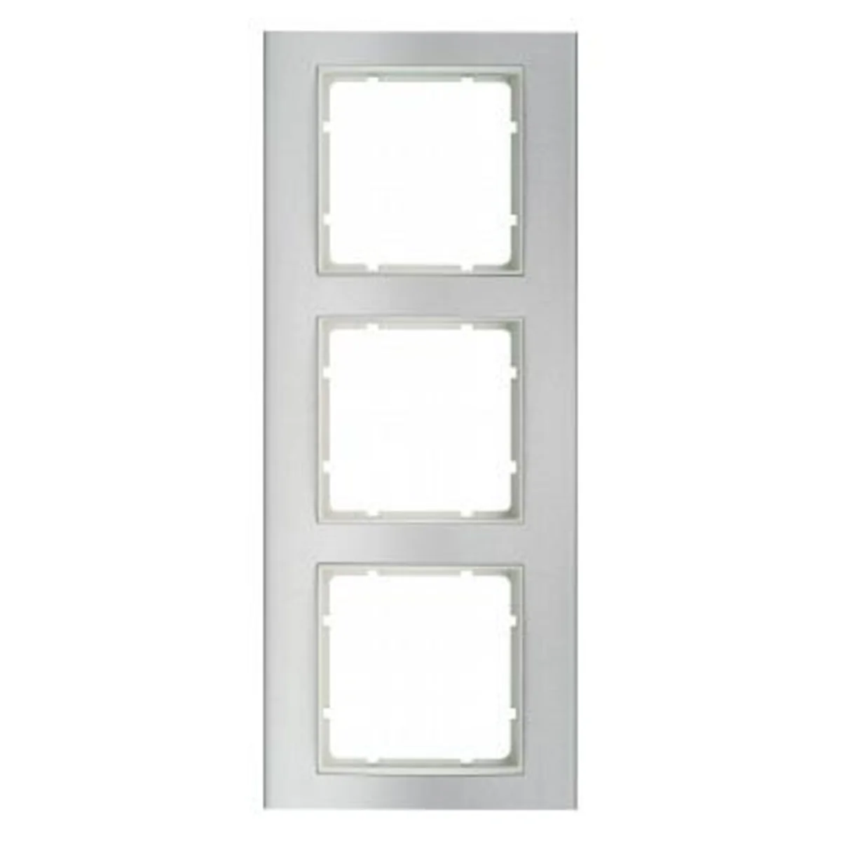 Ramka trzykrotna aluminiowe/biały 10133904 - obrazek 1