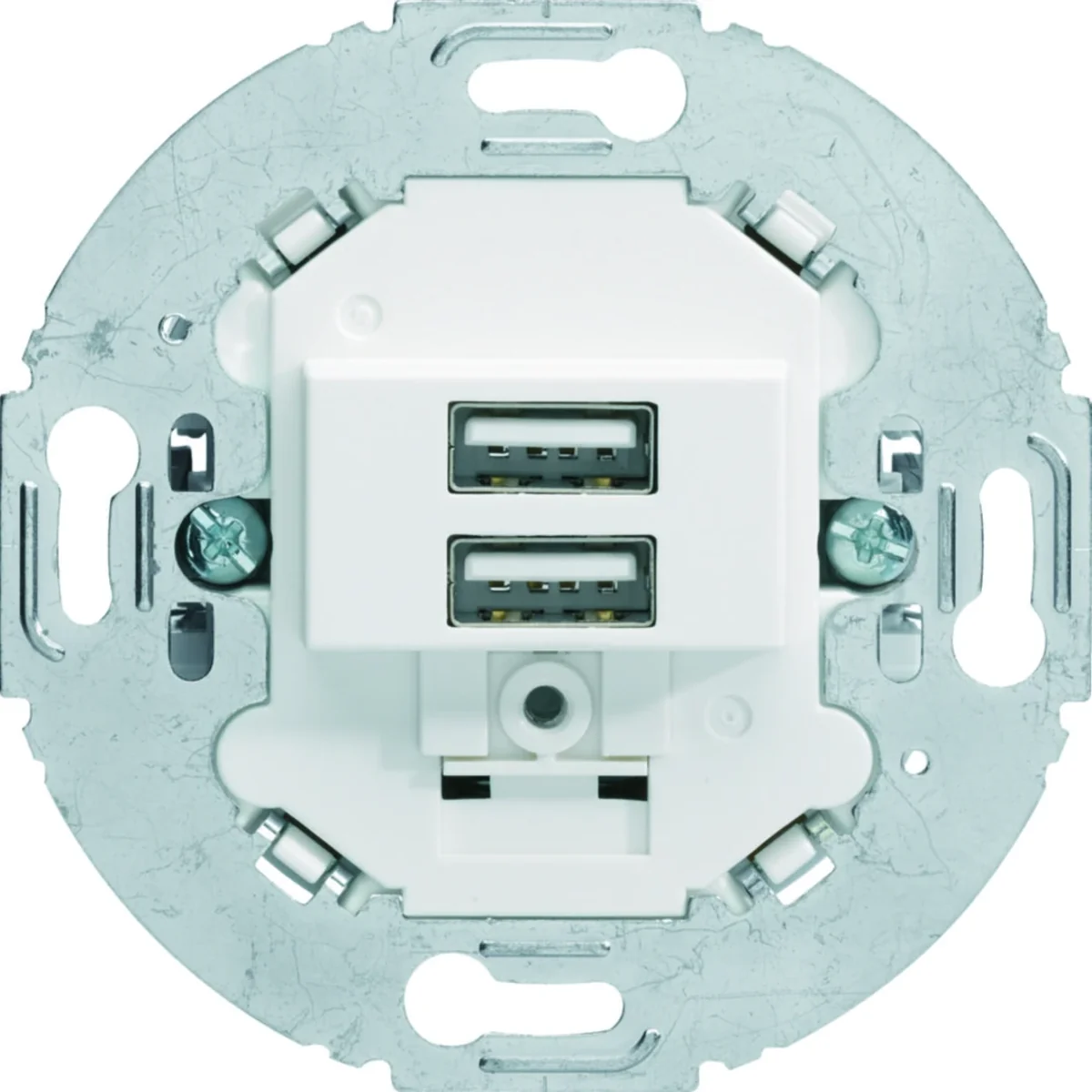R.CLASSIC Mechanizm gniazda USB ładowania do serii obrotowych 3A 230V biały 260219 - obrazek 1