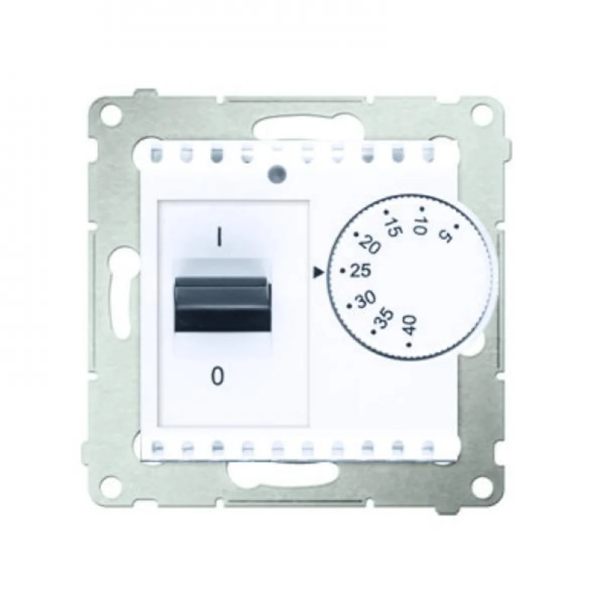 Regulator temperatury z czujnikiem wewnętrznym (moduł) 16A 230V biały DRT10W.02/11