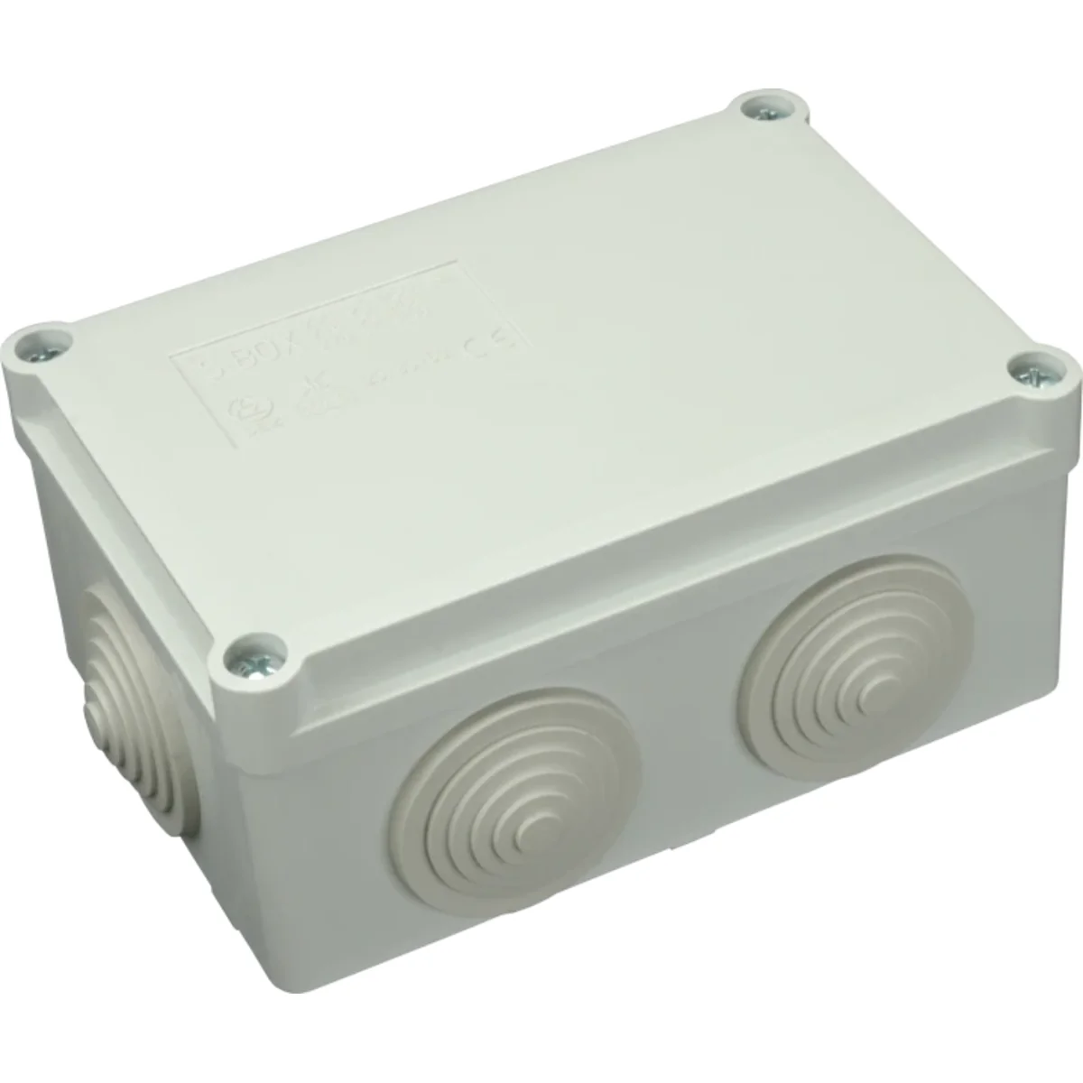 S-BOX Puszka instalacyjna 120x50x80 6 dławików PG21 IP55 S-BOX 206 SK - obrazek 1
