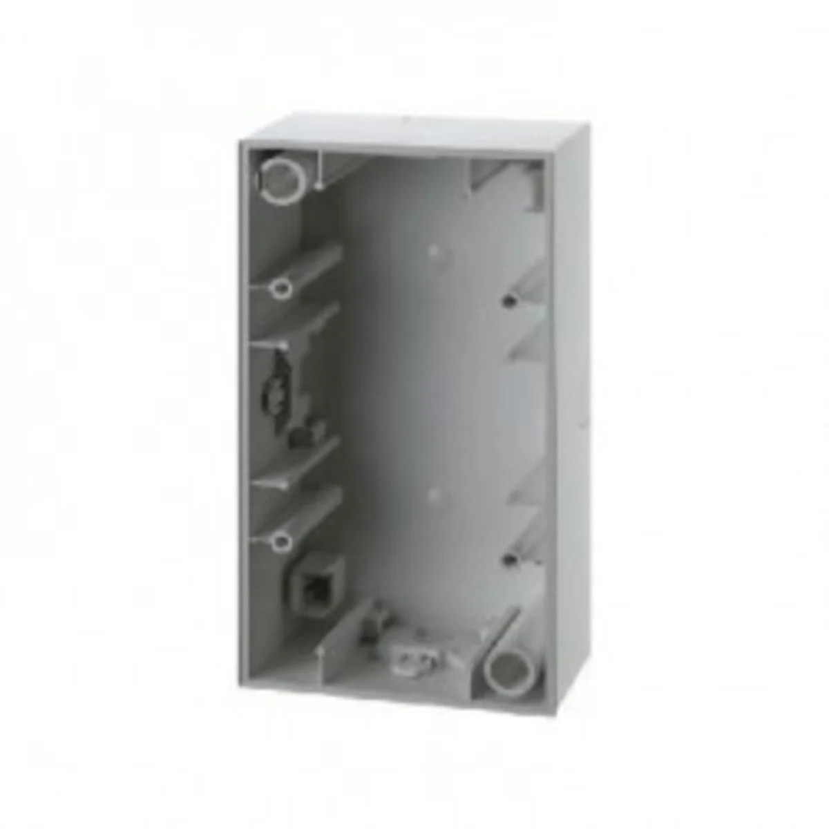 S.1 Puszka natynkowa dwukrotna matowa aluminium 10429939 - obrazek 1