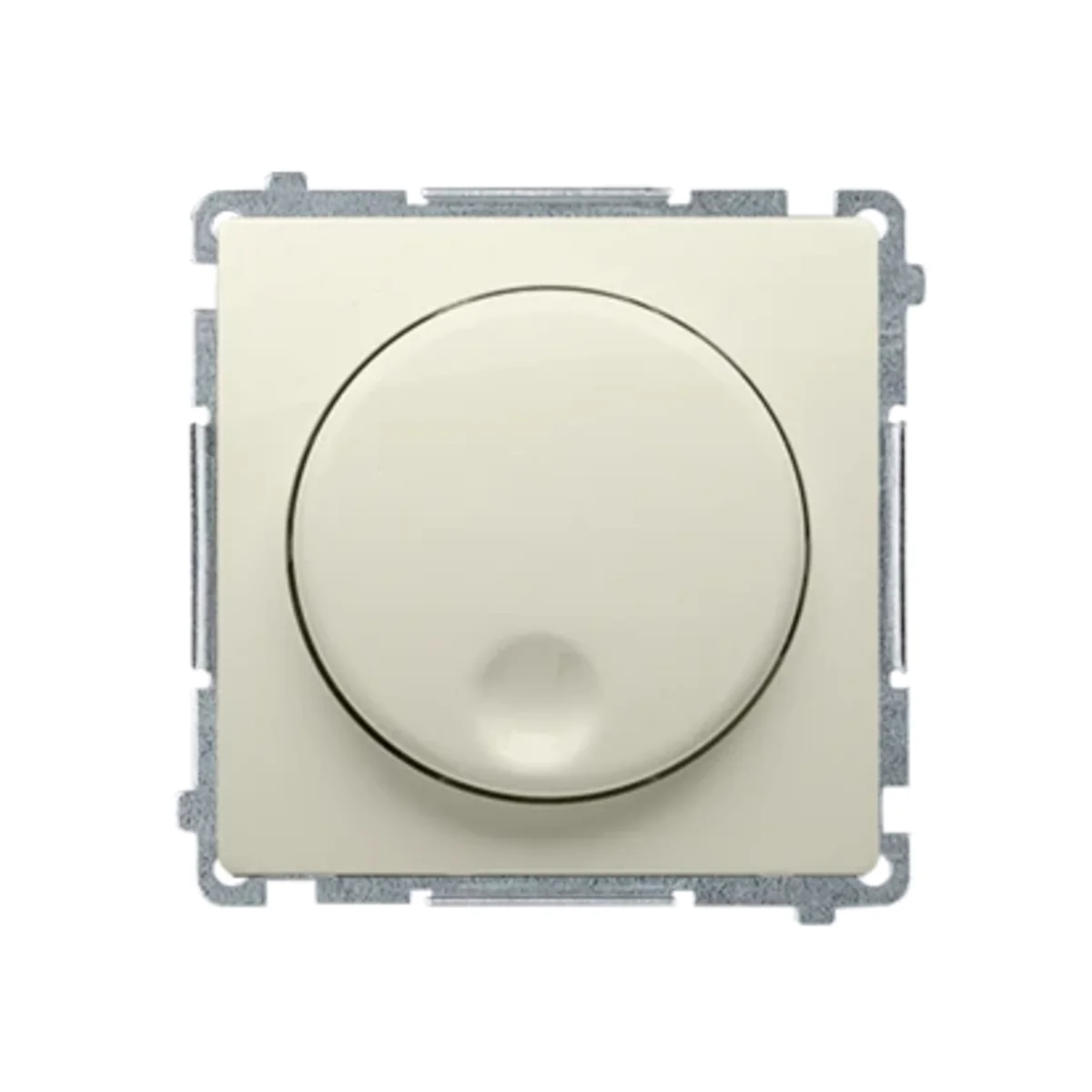 Ściemniacz naciskowo-obrotowy (moduł) 20-500W 230V beż BMS9T.01/12 - obrazek 1