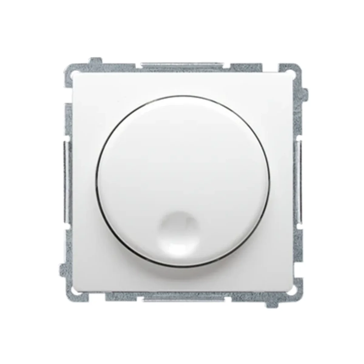 Ściemniacz naciskowo-obrotowy (moduł) 20-500W 230V biały BMS9T.01/11 - obrazek 1