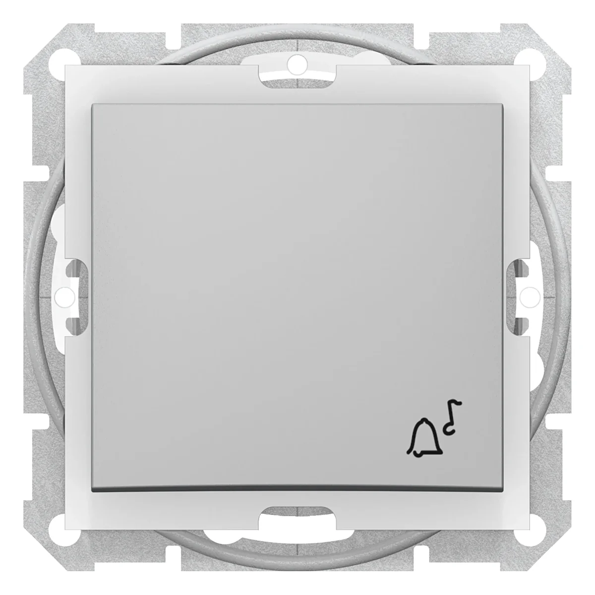 SEDNA Przycisk "dzwonek" IP44 aluminium SDN0800360 - obrazek 1