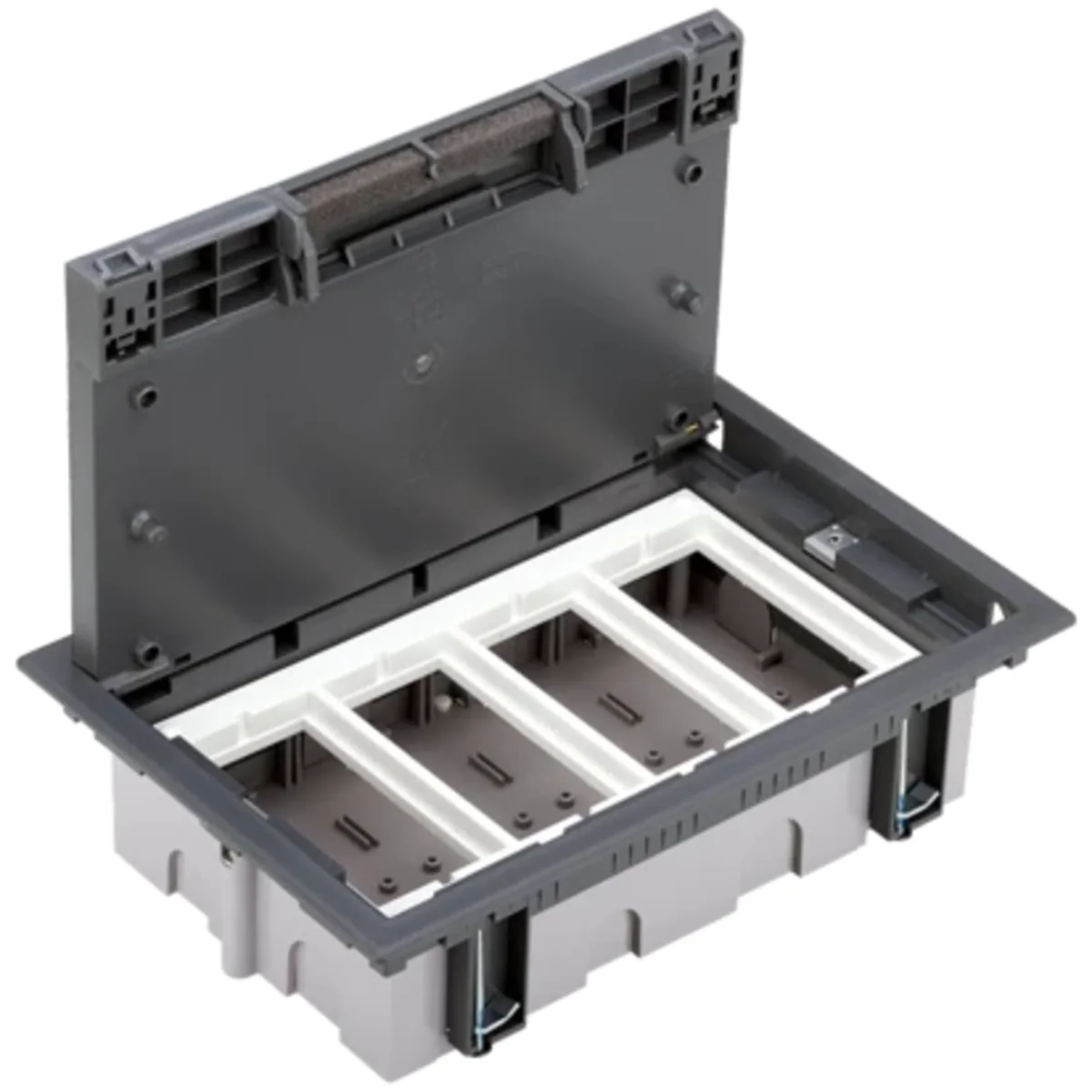 SF Puszka podłogowa S500 4-modułowa 8xK45 70mm szara 52050004-035 - obrazek 1