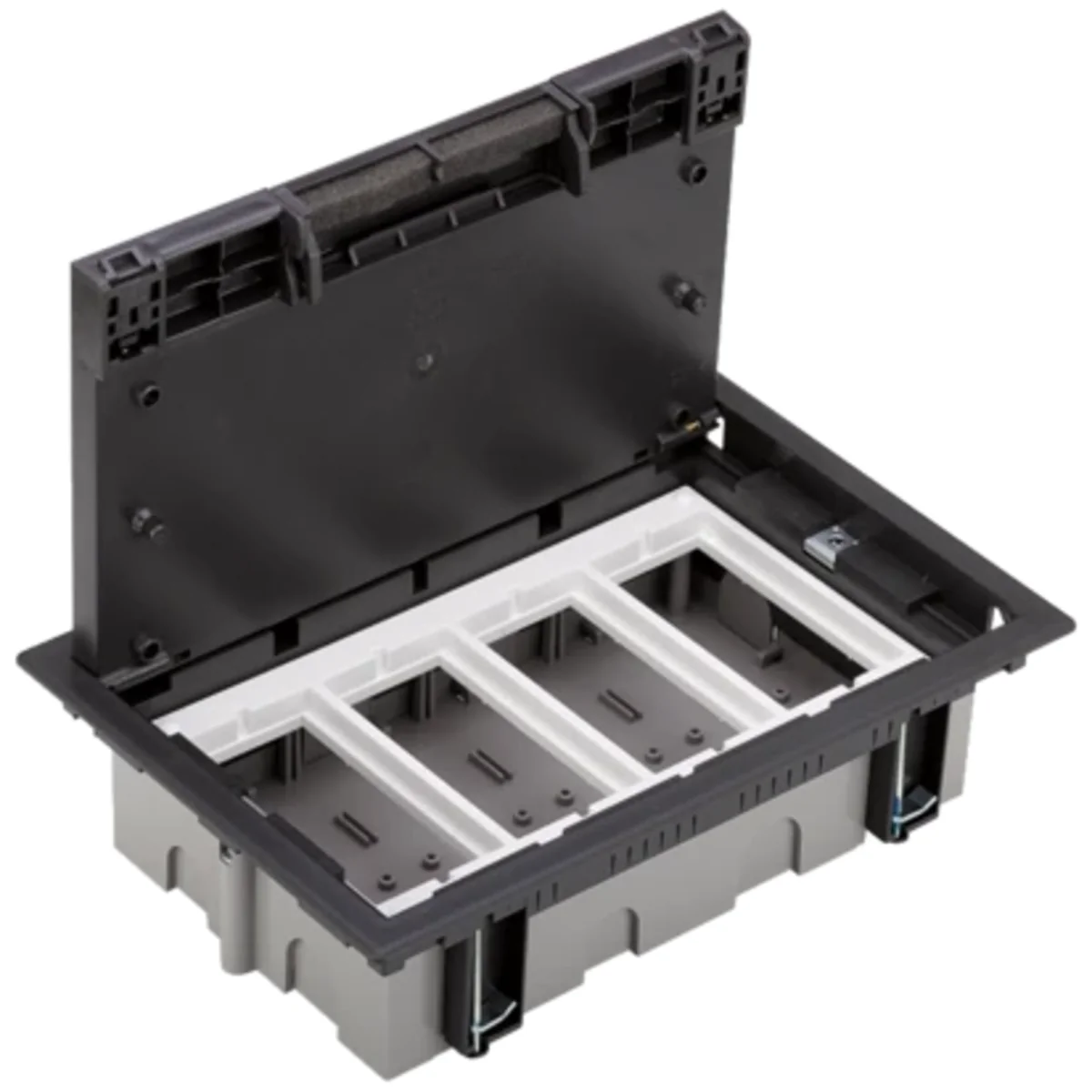 SF Puszka podłogowa S500 4-modułowa 8xK45 70mm szary grafit 52050004-038 - obrazek 1