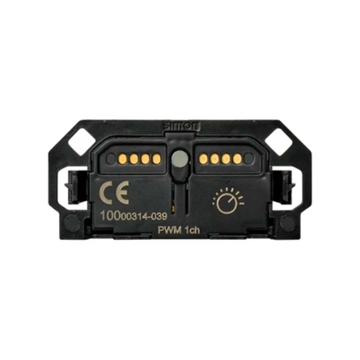 Simon 100 W100-10000314x-039 Ściemniacz do taśm LED (mechanizm 1/2, bez ramki montażowej), 120 W przy 12 Vdc / 240 W przy 24 Vdc 10000314-039
