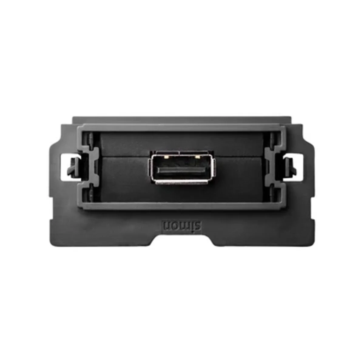 Simon 100 W100-10000380x-039 Ładowarka USB 1xgniazdo SmartCharge 2,1A, 5V D/C (mechanizm 1/2, bez ramki montażowej) 100-230V, zaciski śrubowe Do wyczerpania stanów magazynowych 10000380-039