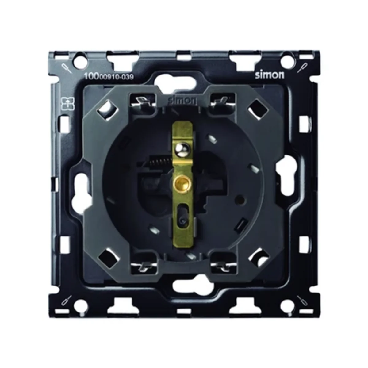 Simon 100 W100-10010125x-039 Zestaw 1-krotny:1 gniazdo zasilające Wycofany z oferty - do wyczerpania zapasów magazynowych 10010125-039 - obrazek 1