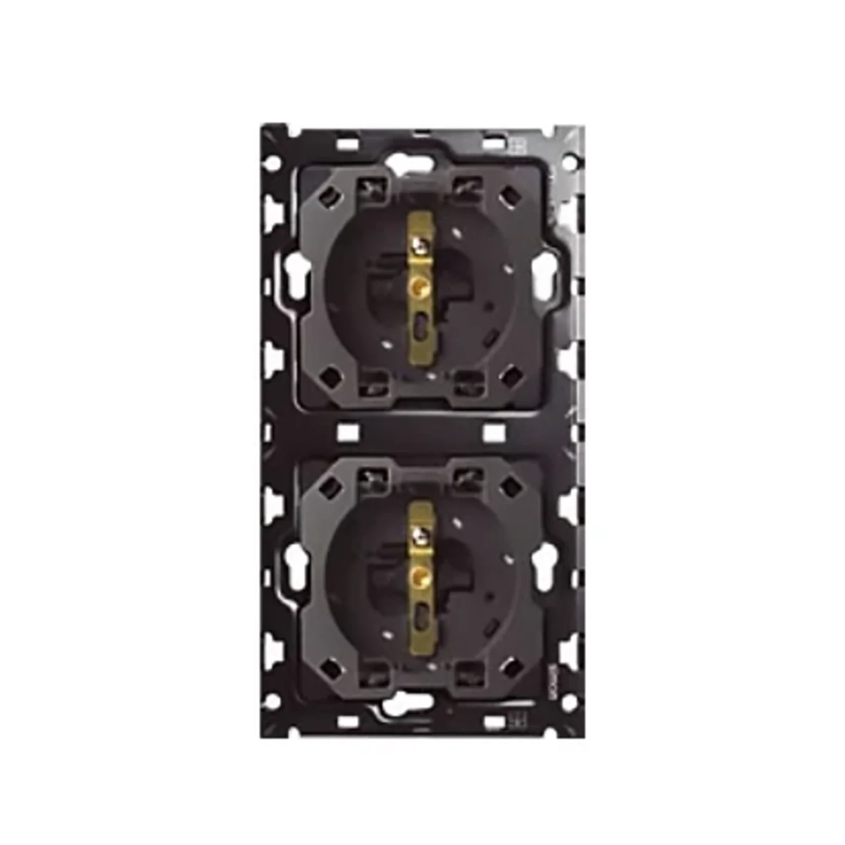 Simon 100 W100-10010220x-039 Zestaw 2-krotny: 2 gniazda zasilające Do wyczerpania stanów magazynowych 10010220-039 - obrazek 1