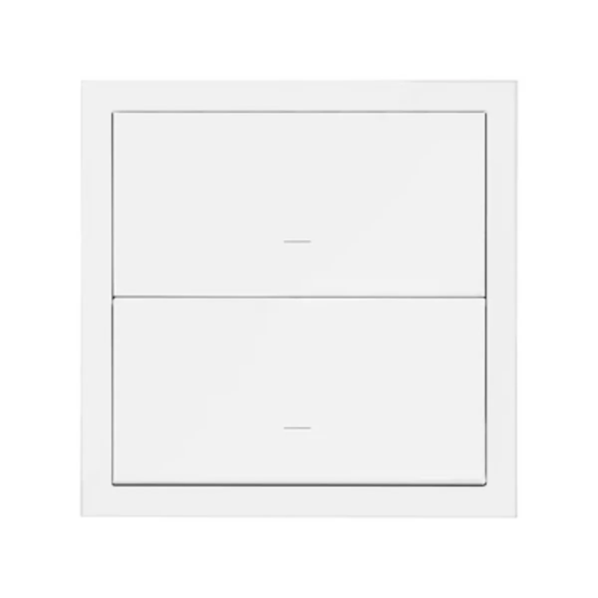 Simon 100 W100-10020103x-230 Panel 1-krotny: 2 klawisze; biały mat Do wyczerpania stanów magazynowych 10020103-230 - obrazek 1