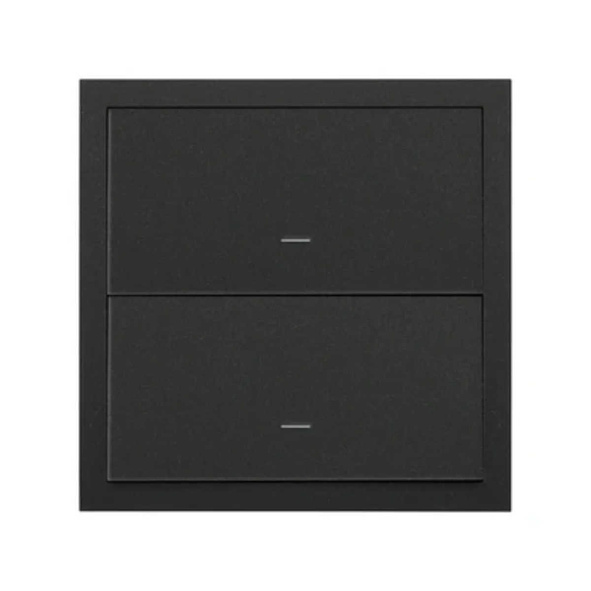 Simon 100 W100-10020103x-238 Panel 1-krotny: 2 klawisze; czarny mat Do wyczerpania stanów magazynowych 10020103-238 - obrazek 1