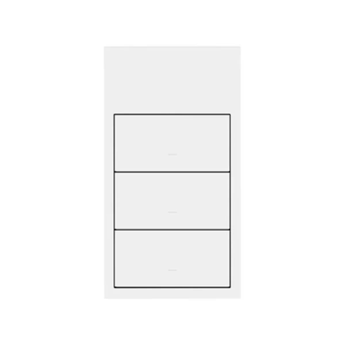 Simon 100 W100-10020215x-230 Panel 2-krotny pion: 3 klawisze; biały mat Do wyczerpania stanów magazynowych 10020215-230 - obrazek 1