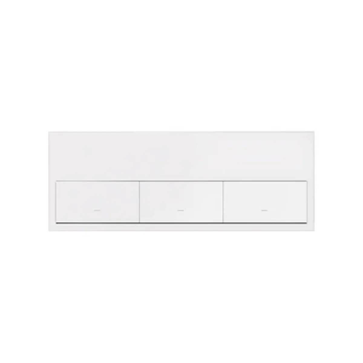 Simon 100 W100-10020301x-230 Panel 3-krotny: 3 klawisze; biały mat Do wyczerpania stanów magazynowych 10020301-230 - obrazek 1