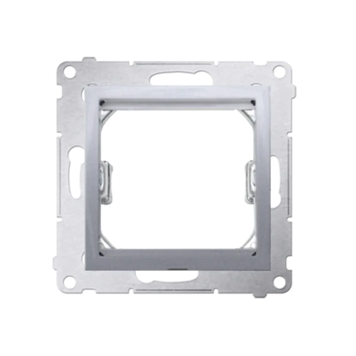 SIMON 54 Adapter na osprzęt standardu 45×45mm srebrny mat metalizowany DA45.01/43