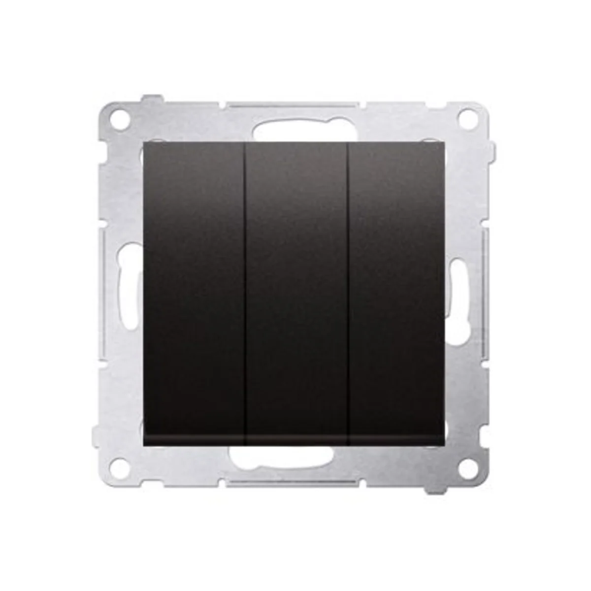 SIMON 54 Łącznik potrójny z podświetleniem LED (moduł) 10AX 230V antracyt DW31L.01/48 - obrazek 1