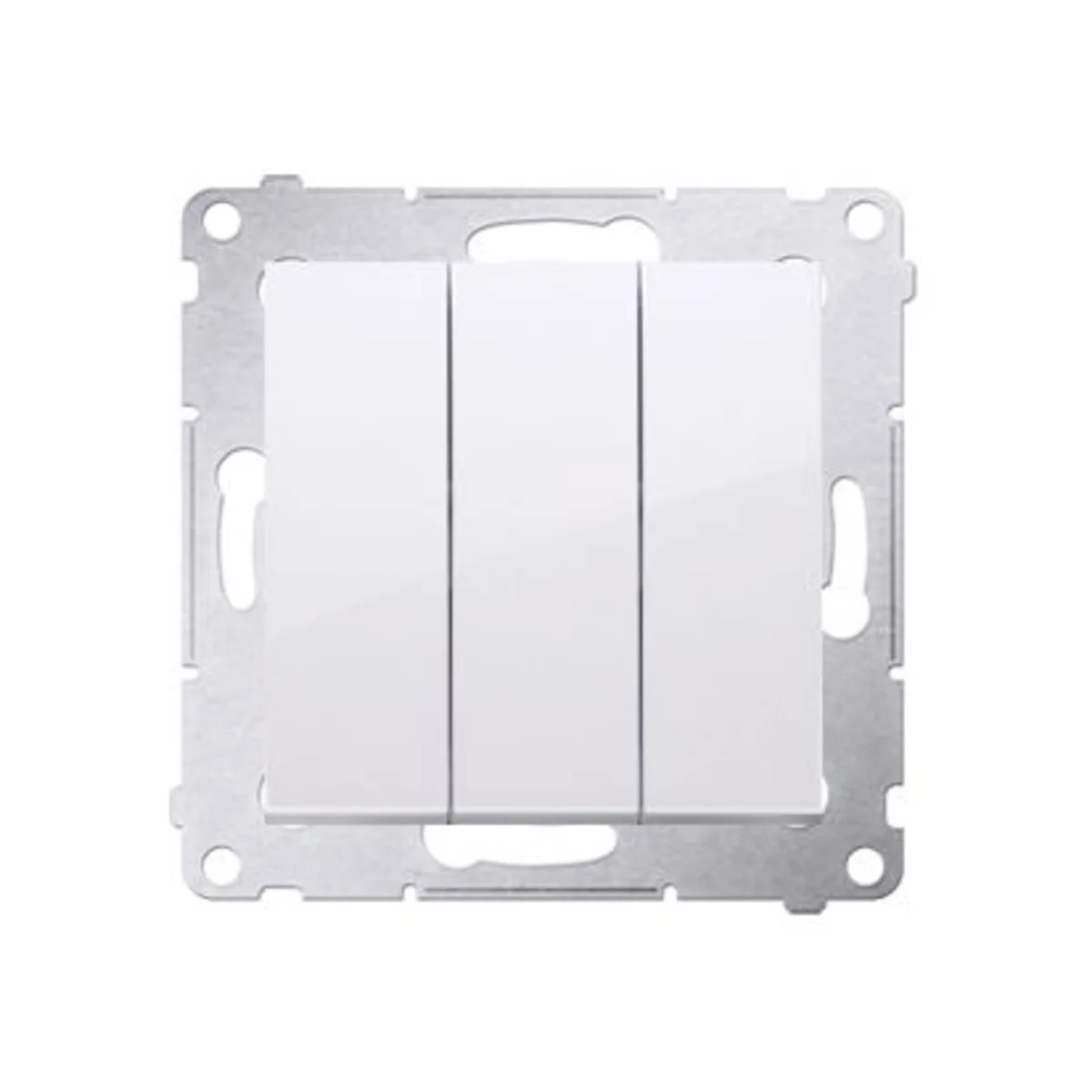 SIMON 54 Łącznik potrójny z podświetleniem LED (moduł) 10AX 230V biały DW31L.01/11 - obrazek 1