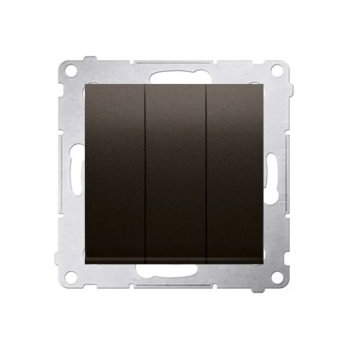 SIMON 54 Łącznik potrójny z podświetleniem LED (moduł) 10AX 230V brąz mat DW31L.01/46 - obrazek 1