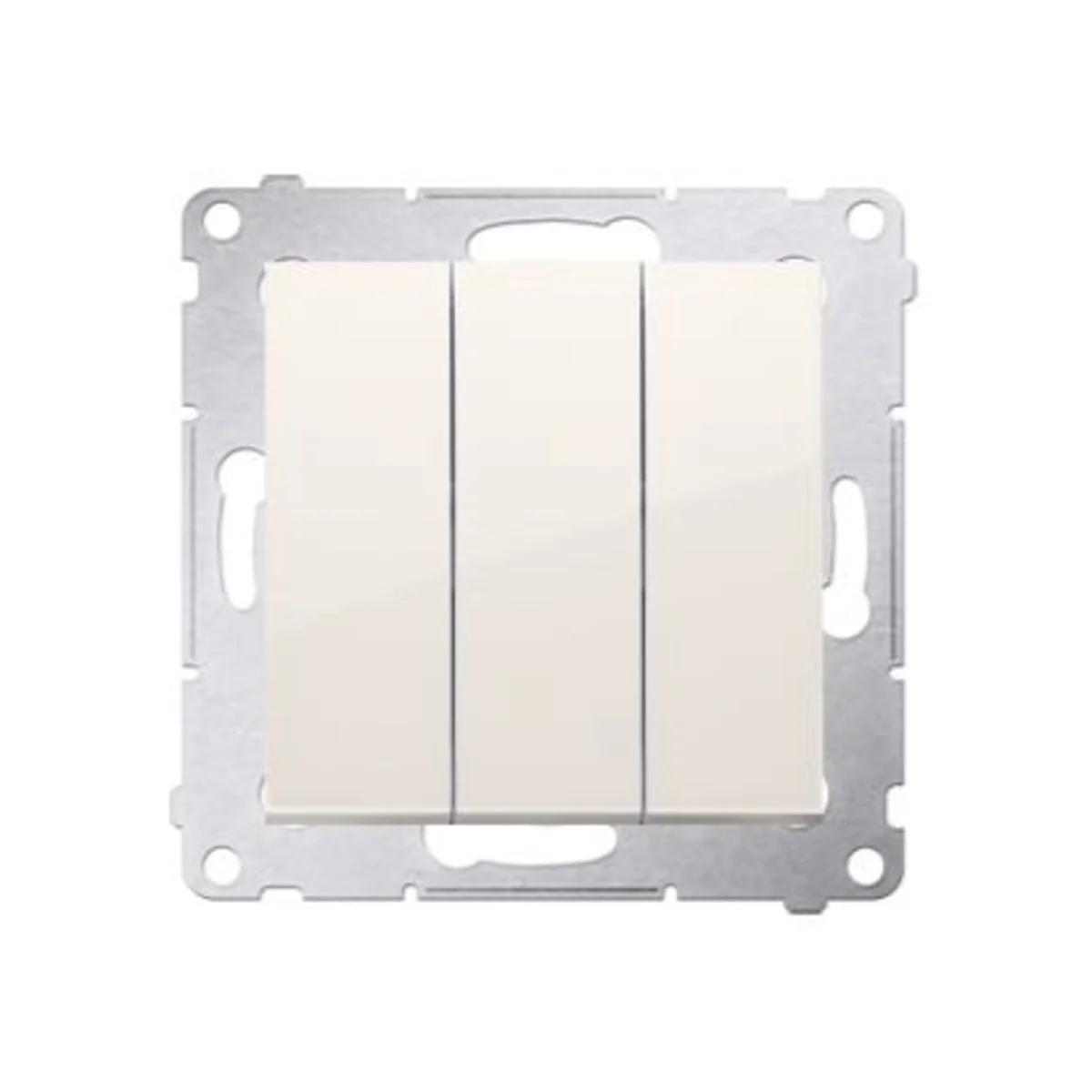 SIMON 54 Łącznik potrójny z podświetleniem LED (moduł) 10AX 230V kremowy DW31L.01/41 - obrazek 1