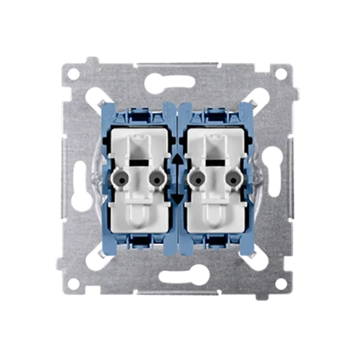 SIMON 54 Łącznik schodowy podwójny z podświetleniem (mechanizm) 10AX 230V SW6/2XLM