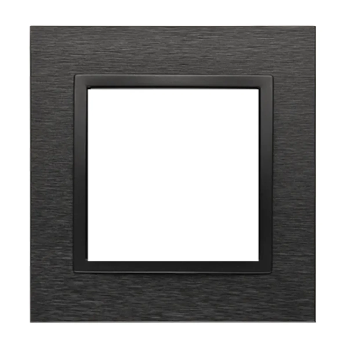 Simon 54 Nature WMDZ-0110xS-083 Ramka 1-krotna Nature-Metal, INOX DARK, IP20/IP44* (*IP44-należy zastosować uszczelkę ramki DUN1) DRN1/83 - obrazek 1